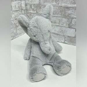 Pottery Barn Kids Plush Gray Elephant Stuffed Animal Soft Toy Lovey 14” Rare PBK